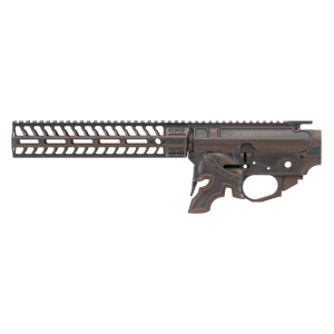 Spikes Tactical Spartan Set, Semi-automatic, Matching Lower/Upper Handguard Set, 223 Rem/556NATO, 10 in MLOK Rail, CNC Machined from a 7075 Billet Aluminum, Bronze Battleworn STSB610-CM1 - Spikes Tactical