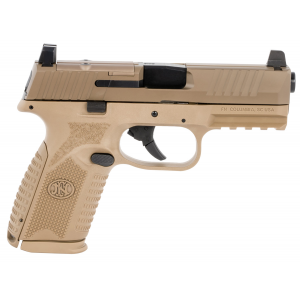 FN 66100741 509m Mrd 9mm Luger 4 In 15+1 Flat Dark Earth Flat Dark Earth Interchangeable Backstrap Grip