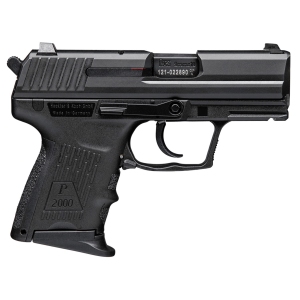 H&K 81000055 P2000 SK V3 Sub-Compact Frame 9mm Luger 10+1, 3.26 in Black Steel Barrel, Serrated Steel Slide, Polymer Frame w/Picatinny Rail, Black Polymer Grip, Pistol