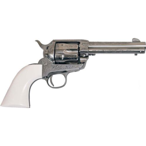Cimarron Frontier .357 Pw Fs 4.75 in Engraved Nickel/Ivory PP400LNI