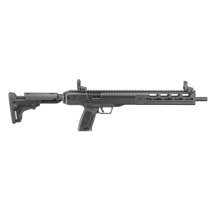 Ruger 19301 LC Carbine 5.7x28mm 16.25 in 10+1, Black, Fixed Stock, OEM Flip-Up Sights