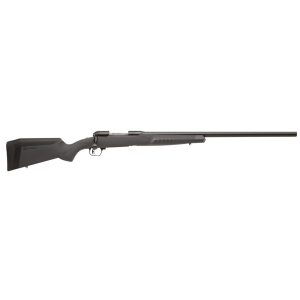 Savage Arms 57066 110 Varmint 223 Rem 4+1 26 in, Matte Black Metal, Gray Fixed AccuStock with AccuFit, Rifle