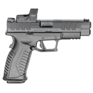 Springfield Armory XDME94510BHCOSPD XD-M Elite OSP 10mm Auto 16+1, 4.50 in Black Melonite Steel Barrel & Optic Ready/Serrated Slide, Black Polymer Frame w/Picatinny Rail, Black w/Interchangeable Backstrap Grip, Hex Dragonfly Red Dot, Pistol