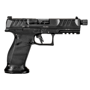Walther Arms 2842521 PDP Pro SD Full Size 9mm Luger 18+1 5.10 in Black Steel Threaded Barrel, Black Optic Ready/Serrated 4.50 in Slide, Black Polymer Frame w/Picatinny Rail, Black Performance Duty Texture Grips, Pistol
