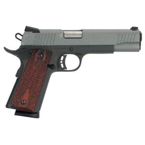 Citadel CIT45FSPMAD M1911 Government Full Size Frame 45 ACP 8+1 5 in Stainless Steel Barrel, Damascus Madagascar Cerakote Serrated Steel Slide, Black Cerakote Steel Frame w/Beavertail, Pistol