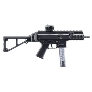 B&T APC9 PRO, Semi-auto Rifle, SBR, 9MM, 6.8 in Barrel, Anodized Finish, Black, Ambidextrous Safety, MBT Stock, Glock Mag Compatible, 1 Mag, 33 Rounds BT-36039-SBR-G-MBT - B&T Firearms