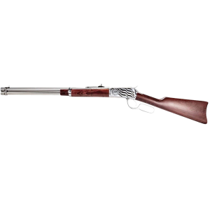 Rossi 923571693EN1 R92 Carbine 38 Special +P/357 Mag 8+1, 16 in Stainless w/1776 Flag, Hardwood Fixed Stock