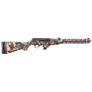 Ruger 19127 PC Carbine 9mm Luger 10+1 16.12 in Fluted Barrel, American Flag Camo Aluminum Alloy Receiver, American Flag Synthetic Stock, Rifle