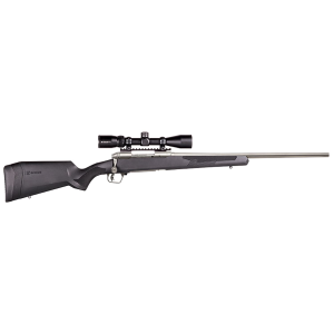 Savage 57350 110 Apex Storm XP Full Size 25-06 Rem 4+1 24 Matte Stainless Button-Rifled Barrel, Matte Stainless Steel Drilled & Tapped Receiver, Adj LOP Matte Black Synthetic Stock, Vortex Crossfire II 3-9x40mm, Right Hand, Rifle