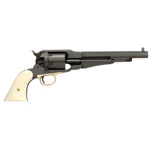 Taylors & Company 550760 Remington Conversion LawDawg 45 Colt (LC) Caliber with 8 in Barrel, 6rd Capacity Cylinder, Overall Blued Finish Steel & 2-Piece Ivory Grip , Revolver