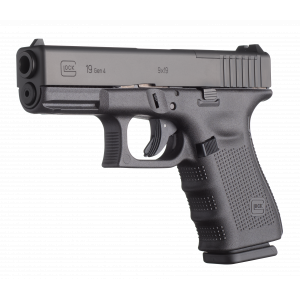 Glock UG1950203MOS G19 Gen 4 MOS 9mm Luger 4.02 in 15+1 Black Steel Black Modular Polymer Grip - Glock