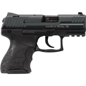 H&K 81000084 P30SK V1 Light LEM Sub-Compact Frame 9mm Luger 10+1, 3.27 in Black Steel Barrel, Serrated Steel Slide, Polymer Frame w/Picatinny Rail, Black Interchangeable Backstrap Grip, Pistol