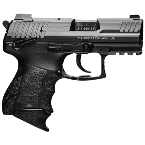 H&K 81000825 P30SK V3 Sub-Compact Frame 9mm Luger 15+1, 3.27 in Black Polygonal, Rifled Barrel, Matte Stainless Serrated Steel Slide, Black Polymer Frame w/Picatinny Rail, Black Finger Grooved Grip, Pistol