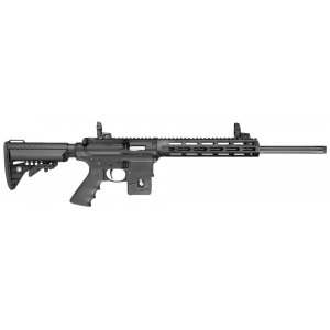 SMITH & Wesson 10205 M&p15-22 Sport Performance Center 22 Lr Caliber With 10+1 Capacity, 18 In Threaded Barrel, Matte Black Metal Finish & Adjustable Vltor Black Synthetic Stock Right Hand