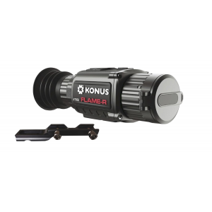 Konus 7952 Flame-R Thermal Rifle Scope Hand Held/Mountable Scope Black 2.5-20x Multi Reticle 256x192 Resolution Zoom Digital 1x/2x/4x/8x