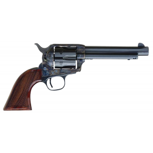 Cimarron AR411 Arizona Ranger 45 Colt (LC) 6 Shot, 5.50 in Blue w/Engraved  inArizona Ranger in Steel Barrel, Blued Cylinder, Color Case Hardened Steel Frame, Checkered Walnut Grip, Exposed Hammer