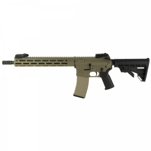 Tippmann M4-22 Elite Compliant, Semi-auto Rifle, AR, 22 LR, 16 in Barrel, Aluminum MLOK Handguard, Faux Slip Fit Flash Hider, Duracote Finish, Flat Dark Earth, M4 Collapsible Stock, 1 Mag, 10 Rounds A101167 - Tippmann Arms Company