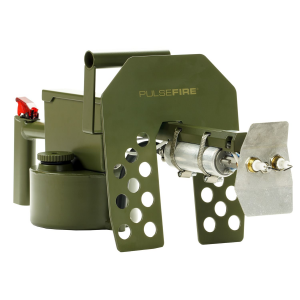 Exothermic Technologies PFLRT Pulsefire LRT Green Powder Coated Aluminum/Brass/Viton 25 ft Flame Range 25.70 in Long Fuel Gasoline/Gasoline\t Diesel Mix Includes Battery/Battery Charger