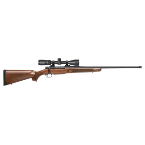 Mossberg 28124 Patriot 300 Win Mag Caliber with 3+1 Capacity, 24in Threaded/Fluted Barrel, Matte Blued Metal Finish  Walnut Stock Right Hand (Full Size) Includes Vortex Crossfire II 3-9x40mm Scope