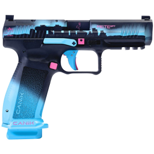 Canik HG7609N Mete SFT 9mm Luger 18+1/20+1 4.46 in Black Miami Nights Optic Ready/Serrated Slide Miami Nights Synthetic Frame w/Picatinny Rail
