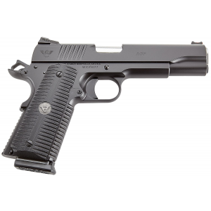 Wilson Combat ACPFS9A ACP Full-Size SAO 9mm Luger 5 in 10+1 Black Armor-Tuff Carbon Steel Frame/Slide Black G10 Eagle Claw Grips Ambi Thumb Safety