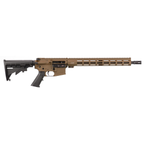 Alex Pro Firearms Guardian, Semi-auto Rifle, AR, 556 NATO/223 Remington, 16 in 4150 Barrel, 15 in MLOK Handguard, Cerakote Finish, Burnt Bronze, Polymer Grip, APF M4 Stock, 1 Mag, 30 Rounds RI282BB