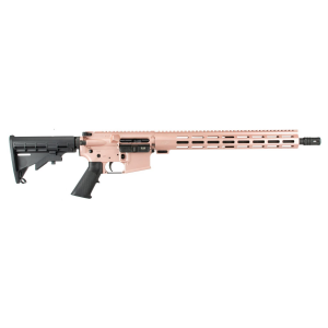 Alex Pro Firearms Guardian, Semi-auto Rifle, AR, 556 NATO/223 Remington, 16 in 4150 Barrel, 15 in MLOK Handguard, Cerakote Finish, Rose Gold, Polymer Grip, APF M4 Stock, 1 Mag, 30 Rounds RI282RG