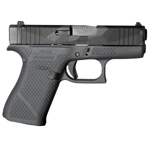 Weapon Works UX4350201-228074 G43X Sub-Compact Frame 9mm Luger 10+1 3.41 in Black Steel Barrel, Urban Dazzle Grey w/Mesh Stippling Serrated Steel Slide & Polymer Frame w/Beavertail USA Made, Pistol - Weapon Works
