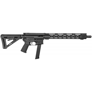 Diamondback DB1418P001 DB15 9mm Luger 32+1 16 in, Black, Carbon Lower, Magpul CTR Stock, Magpul K2 Grip, Flash Hider