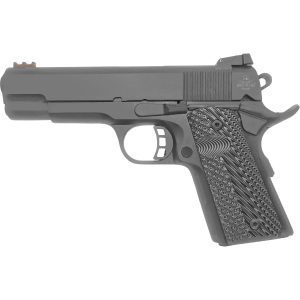 Armscor Rock Ultra CCO Combo, 1911, Semi-automatic, Metal Frame Pistol, Compact, 9MM, 4.2 in Barrel, Steel, Parkerized Finish, Black, G10 Grips, Adjustable Sights, 8 Rounds, 1 Magazine, Drop-in 22TCM9R Accessory Barrel 56634 - Rock Island Armory