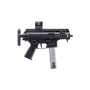 B&T Apc9k, Semi-auto Rifle, Sbr, 9mm, 4.3 In Barrel, Anodized Finish, Black, Ambidextrous Safety, Telescoping Stock, 1 Mag, 30 Rounds Bt-361765-02-sbr-ts