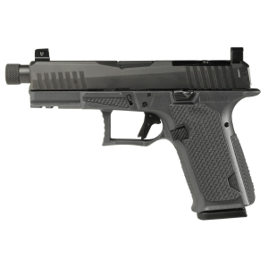 Lone Wolf Distributors Dusk19, Striker Fired, Semi-auto, Polymer Frame Pistol, Compact, 9mm, 4.6 in Threaded Gray Barrel, Matte Finish, Gray Slide and Barrel, RMR Compatible Optic Cut, Front Night Sight/ Black Rear, 15 Rounds, 1 Mag LWD-DUSK19-GG-Gra