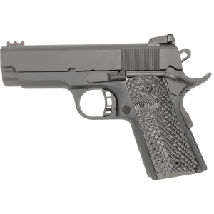 Armscor Rock Ultra CS-L Combo, 1911, Semi-automatic, Metal Frame Pistol, Compact, 9MM, 3.6 in Barrel, Steel, Parkerized Finish, Black, G10 Grips, Adjustable Sights, 8 Rounds, 1 Magazine, Drop-in 22TCM9R Accessory Barrel 56633 - Rock Island Armory