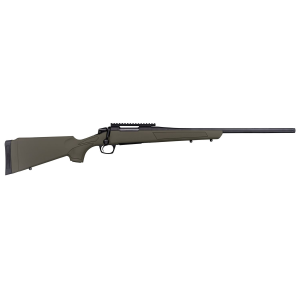 CVA Cascade, Bolt Action Rifle, 30-06 Springfield, 24 in Threaded Barrel, 5/8X24 Thread Pattern, Cerakote Finish, Graphite Black, Synthetic Stock, Olive Drab Green, 0 MOA Picatinny Rail, 1 Mag, 3 Rounds CR3904G