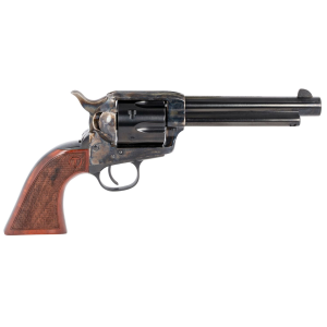 TAYLORS & Company 550811 Smoke Wagon 357 Mag Caliber With 5.50 In Blued Finish Barrel, 6rd Capacity Blued Finish Cylinder, Color Case Hardened Finish Steel Frame & Checkered Walnut Grip , Revolver