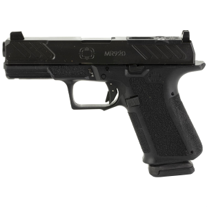 Shadow Systems SS1306 MR920 Foundation 9mm Luger 15+1 4 in Black Nitride Match Grade Barrel & Optic Cut/Serrated/SS Logo Stainless Steel Slide, Black Polymer Frame w/Beavertail & Picatinny Rail, Pistol