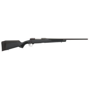 Savage Arms 57060 110 Hunter 22-250 Rem 4+1 22 in, Matte Black Metal, Gray Fixed AccuStock with Accufit, Rifle