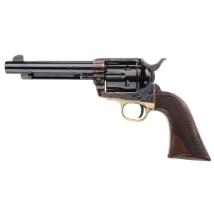 PIETTA (EMF COMPANY INC) HF45ALC512NMCW 1873 GW2 Alchimista II 45 Colt (LC) 6 Round 5.50 in Blued Color Case Hardened Steel Walnut Army Checkered Grip