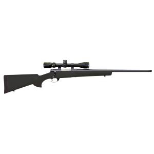 Howa HGP2243B M1500 Gamepro Gen2 243 Win 5+1 22 in Blued Steel Barrel, Blued Steel Receiver, Black Hogue OverMolded Synthetic Stock Includes Nikko Stirling GamePro 3.5-10x44mm Scope, Rifle