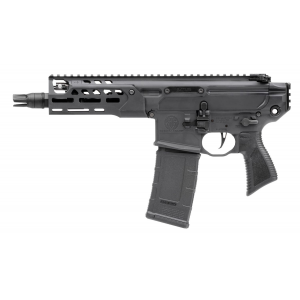 Sig Sauer PMCX300B6BLT MCX Rattler LT 300 Blackout 30+1 6.75 in, Black, M-Lok Handgaurd, Picatinny Stock Adapter, OEM Polymer Grip, QD Suppressor Flash Hider, Flat Trigger, Adj. Piston
