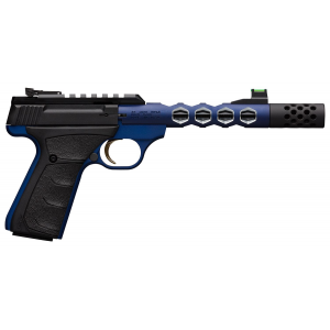 Browning 051562490 Buck Mark Plus Vision 22 LR 5.87 in 10+1 Blue Frame, Blue Slide And Blue Vision Barrel, UFX Rubber Overmolded Grip