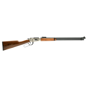 Gforce Arms GFLVR410NKL LVR Full Size 410 Gauge Lever 2.50 in 9+1 24 in Black Steel Barrel, Nickel Aluminum Receiver, Fixed Turkish Walnut Wood Stock, Right Hand, Shotgun
