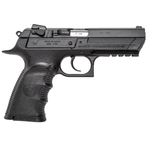 Magnum Research BE94133RL Baby Eagle III Full Size Frame 40 S&W 12+1, 4.43 in Black Match Grade Barrel, Matte Black Oxide Carbon Steel Slide, Black Polymer Frame w/Beavertail & Picatinny Rail, Pistol