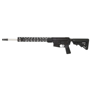 Radical Firearms RF-15, Semi-automatic, 6.5 Grendel, 20 in Stainless Steel Match Barrel, Rifle Length Gas System, Medium Contour Barrel, 1:9 Twist, B5 Stock, B5 Grip, 15 in RPR M-LOK Handguard, Pepper Pot Brake, 1 Magazine, 15Rd, Black RF00100
