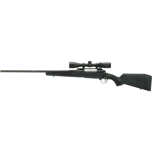 Savage 57323 110 Apex Hunter XP Full Size 25-06 Rem 4+1 24 Matte Black Sporter Barrel, Drilled & Tapped Carbon Steel Receiver, Adj LOP Matte Black Synthetic Stock, Vortex Crossfire II 3-9x40mm, Left Hand, Rifle