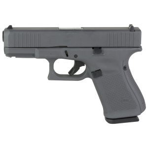Glock 19 GEN 5, Semi-automatic, Striker Fired, Compact, 9MM, 4.02 in Barrel, Cerakote Finish, Sniper Gray, 15 Rounds, 3 Magazines PA195S204-SG