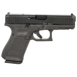 Glock UMA195S201MOS G19M Gen5 9mm Luger 10+1 (3) 4.02 in, Black, Polymer Picatinny Rail Frame, Interchangeable Backstraps, Ext. Ambi Slide Release, Ameriglo Agent Nights Sights