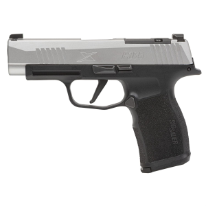 Sig Sauer P365XL, Striker Fired, Semi-auto, Polymer Frame Pistol, Sub-Compact, 9mm, 3.7 in Barrel, Silver Slide, Black Frame, XRAY3 Day/Night Sights, Optics Ready, 12 Rounds, 2 Mags 365XL-9-TXR3P