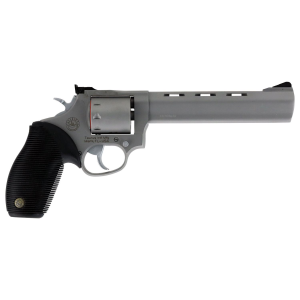 TAURUS 2992069 Tracker 992 22 Lr Or 22 Wmr 9rd 6.50 In Vent Rib Barrel, Overall Matte Finish Stainless Steel & Black Ribber Grip Includes Cylinder , Revolver