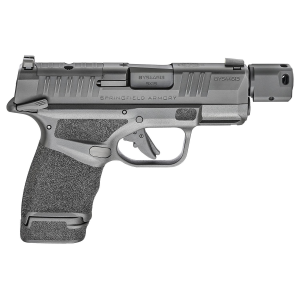 Springfield Armory HC9389BTOSPMS Hellcat RDP Micro-Compact 9mm Luger 11+1/13+1 3.80 in Black Melonite Steel Threaded w/Compensator Barrel, Black Melonite Optic Ready/Serrated Slide, Black Polymer Frame w/Picatinny Rail, Adaptive Texture Grip, Pistol
